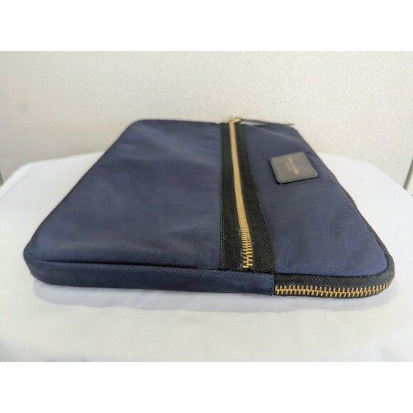MARC JACOBS Nylon Laptop Sleeve Bag Pouch Blue Black - Picture 6 of 12